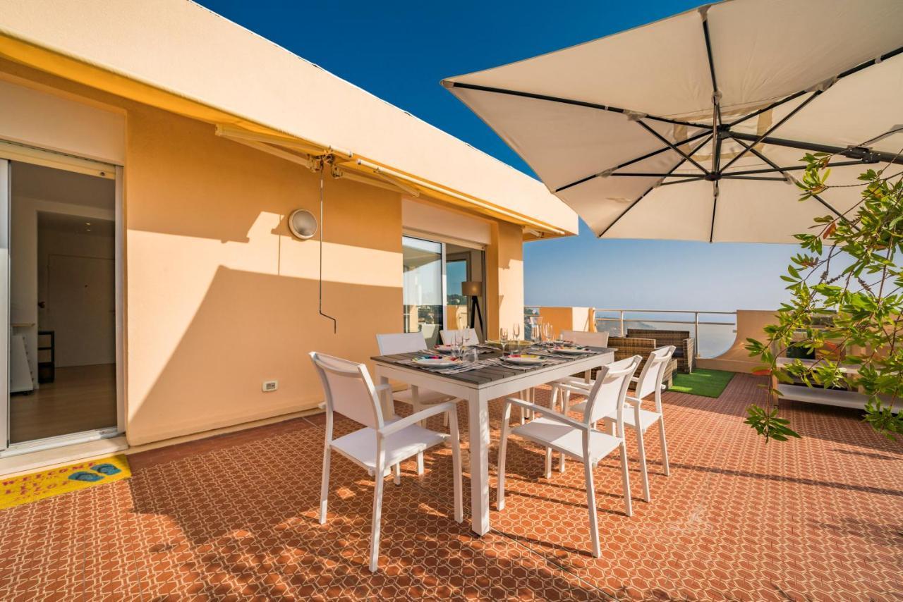 Baie Roquebrune - Vue Mer - Parking - Aj المظهر الخارجي الصورة