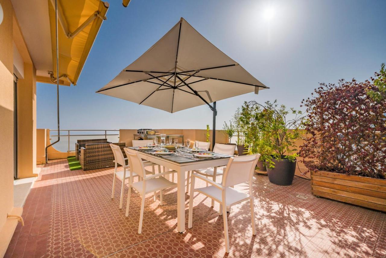 Baie Roquebrune - Vue Mer - Parking - Aj المظهر الخارجي الصورة